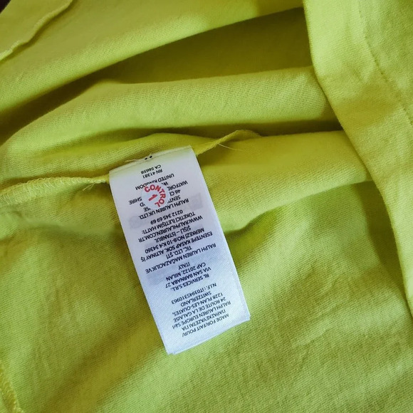 Polo Ralph Lauren Men's Bright Yellow Polo Bear Graphic Crew-Neck T-Shirt 3XLT - Picture 7 of 9